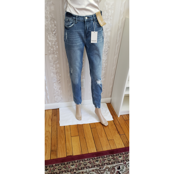 Kensie Denim - Kensie Vintage Distressed Jeans